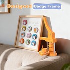 1 1 25 1 75  Badges Pin Button Maker Press Machine Kit Multiple Sizes 300pcs Diy