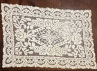 Antique Lace Placemats Table Setting Cotton Intricate Vintage Set 8