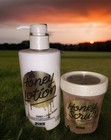 Victoria s Secret Pink Honey Moisturizing Body Lotion   Body Scrub Set New 