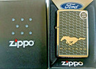 Zippo Windproof Lighter  Ford Mustang  Grill Pattern  49328   122 A
