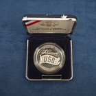 1991 Us Mint Uso 50th Anniversary Proof Silver Dollar - Free Shipping Usa