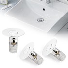 3pcs Stainless Steel Floor Drain Filter Bathroom Sink Hair Catcher Drain Filter