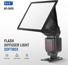 Neewer Flash Diffuser Light Softbox 6  X 5   Universal  Collapsible With Storage