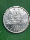 1966 Canada Silver Dollar  800 Fine Beautiful Bu Condition