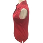 Tommy Hilfiger Golf Sleeveless Polo Shirt Chili Red Size S Style Tw102 Nwt