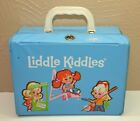 Vintage 1968 Liddle Kiddles Powder Blue Vinyl Lunch Box Case W  Thermos