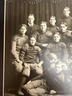 Antique Early 1900s Football Team Studio Photo Vintage Padded Canvas Vest Gear