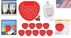 10 Pack Cherry-scented Urinal Screen Deodorizer - Odor Eliminator   Splash Guard
