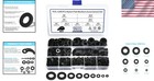 1200 Pcs Nylon Flat Washers Assortment Set - 9 Sizes For All Projects