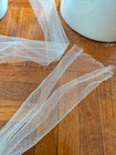2 Rolls Of White Tulle Wedding Fabric Party Decoration 6  Pew Church Arch Craft 