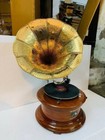 Hmv Wood Gramophone Vinyl Recorder Player Working Phonograph Windup Antique Gift