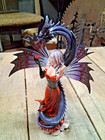 Dragon Fairy Figurine Gothic Winged Fantasy Statue