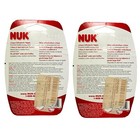 Nuk Orthodontic Nipples 0 m Silicone  2 Wide -neck Nipples  New Sealed lot Of 2