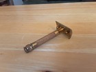 Antique Gillette Pat Early 1920 Usa Brass Razor