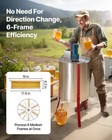6 Frame Electric Honey Extractor Stainless Steel For Beekeeping Honey Harvesting