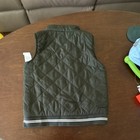 Kids Headquarters Boys Green Quilted Snap Front Vest W  Pockets Size 5