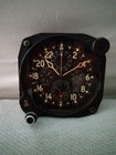 Hamilton E-37500 Aircraft Clock Us Navy 8 Day Clock  Runs Great 
