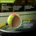 Orange Tennis Balls Low-pressure Stage Non Pressure Bulk Training Tools 12 18 24