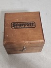 Vtg Starrett Vibrometer No  192 In Original Wooden Box  good Working Condition 