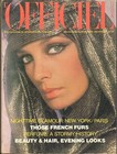 Nov dec 1977 L officiel Usa Vintage French Womans Fashion Magazine