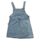 Vintage 90s Strawberry Shortcake Denim Overall Dress Berry Wear Girls Size 3t