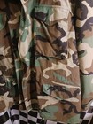 Army Coat Men   s Size Large Woodland Camo Cold Weather Field Jacket Liner