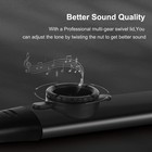 Upgrade Metal Kazoo  Adjustable Tone Professional Aluminum Alloy Black Kazoo