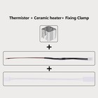 2 Pack Ceramic Heater And Thermistor For X1  3d Printer Accessories 24v 48w    