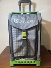 Zuca Sport Frame Polka Dot Green Lime Rolling Luggage Insert Carry-on