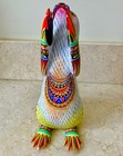 Julia Fuentes J  Juan Melchor Wood Carving Oaxaca Mexican Folk Art Otter
