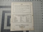 Ford Manure Spreaders Operating   Assembly Inst  Models 20-15 - 20-20 Manual