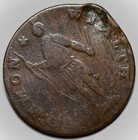 1788 Massachusetts Copper Colonial Cent  Ryder 8  Damage
