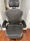 Herman Miller Aeron Chair Size B Fully Loaded  Posturefit Support With Headrest
