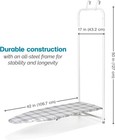  Over The Door Hanging Ironing Board - Includes Cover And Mat