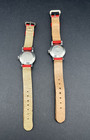 Vintage 1960 Ingersoll Mickey Mouse Wristwatch Set 2 - Needs New Band - Untested