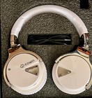 Cowin E7 Wireless Noise Cancelling Headphones White Gold New Open Box W  Case