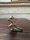  Vintage Barclay Manoil Metal Toy Military - Kneeling Soldier With Binoculars  
