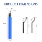 10pcs High Speed Steel Blade Deburring Tool Set For Metal Aluminum Copper Resin