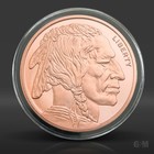 1 Oz Buffalo Copper Round In Capsule  999 Fine Copper Bullion