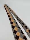 Vintage 1940s 1950s Silk Swing Tie Necktie Argyle Good