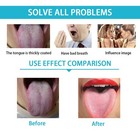 Yiwafu 2 Pack Tongue Scraper For Adults  2 Silver