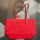 New Coach Crossgrain Leather City Zip Tote B1747-f57522