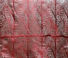 Unique Islamic Gift With Arabic Design     Red Prophetic Chamber Inspired Fabric 