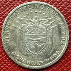Panama 1904 Silver 5 Centesimos  Balboa  Km  2