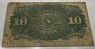1863 Fourth Issue 4th Series Ten Cent Red Seal Fractional Currency 10 Cents