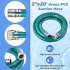 2 Inch Suction Hose Pump Kit For Water trash Pump Include 65  20  Hose