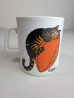 Vintage B Kliban Coffee Mug cup Chonky Tabby Football Cat 10 Oz 
