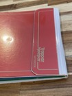 Vintage 80   s Mead Red Trapper Keeper Notebook W 3 Original Folders   Paper
