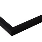 Arttoframes Custom Picture Poster Frame Black On Red Oak  75  Wide Wood