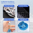 6 8 10 12 16ft Fishing Cast Net Bait Easy Throw Hand Cast Strong Nylon Mesh Usa